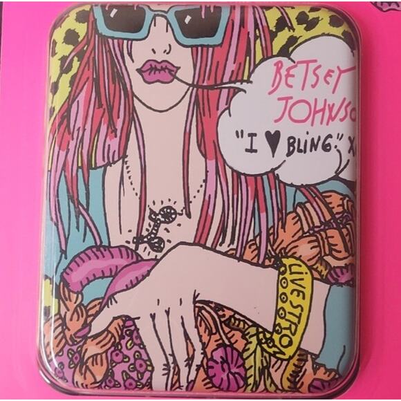 Betsey Johnson 18 Piece Nail File Collection Reusable Pop Art Travel Tin NIP - Picture 5 of 5